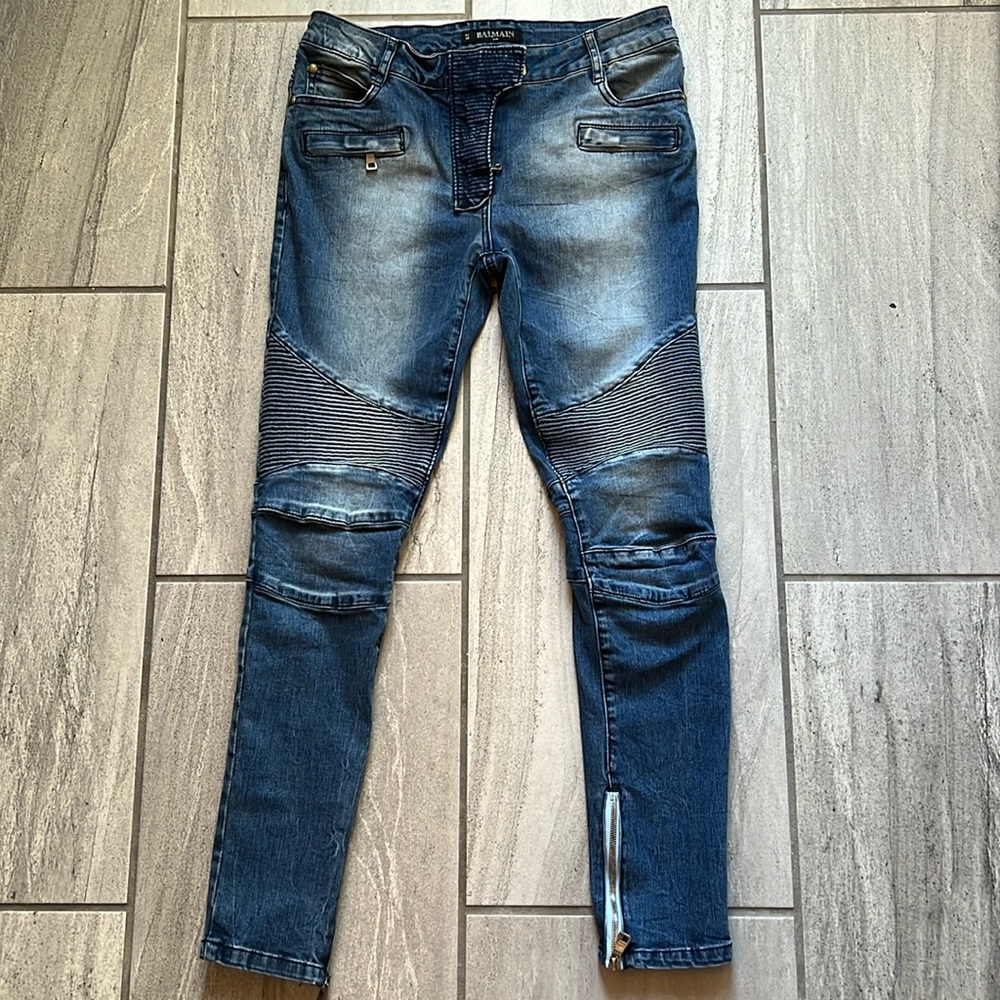 Balmain Slim Cotton Blue